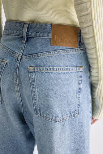 Jeans boyfriend à revers BELLEROSE | Marine