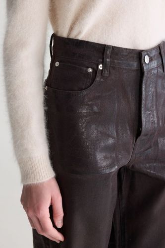 Jeans large denim marron brillant BELLEROSE | MARINE Auvelais