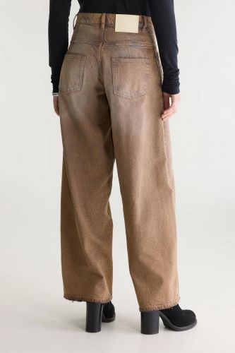 Jeans baggy brun BELLEROSE | Marine Auvelais 