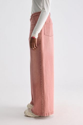 Jeans taille haute rose délavé BELLEROSE | Marine