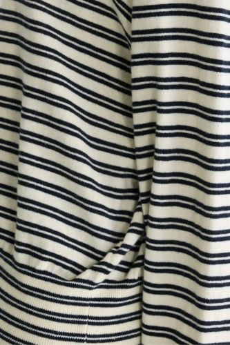 Pull en maille écru et bleu marine BELLEROSE | Marine