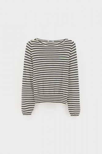 Pull en maille écru et bleu marine BELLEROSE | Marine