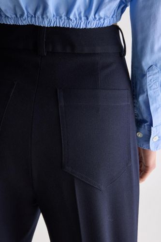 Pantalon flair bleu marine BELLEROSE | Marine