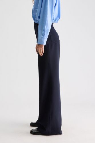 Pantalon flair bleu marine BELLEROSE | Marine