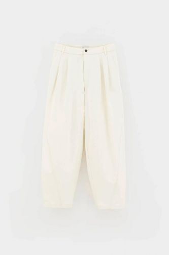Pantalon fuselé écru en coton BELLEROSE | Marine
