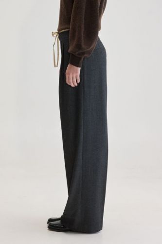 Bellerose pantalon Gris femmes (Pantalon doublure gold - TURIN PANTS gris chiné) - Marine | Much more than shoes