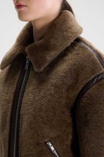 Veste courte marron BELLEROSE | MARINE Auvelais