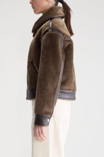 Veste courte marron BELLEROSE | MARINE Auvelais