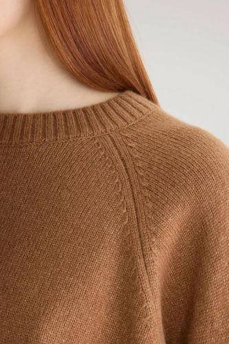 Pull camel à manches 3/4 BELLEROSE | Marine