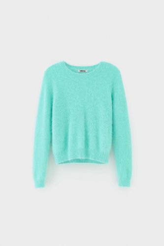 Bellerose pull Vert femmes (Pull manches longues fitté - DATTI angora iceberg) - Marine | Much more than shoes