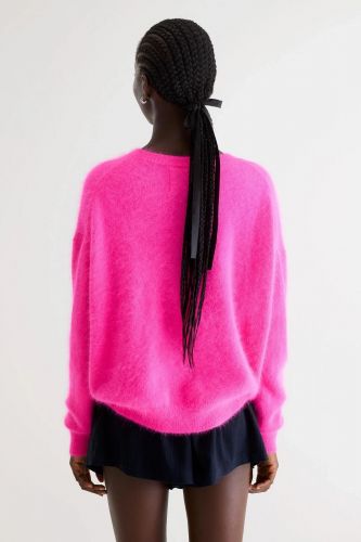 Pull oversize rose fluo BELLEROSE | Marine