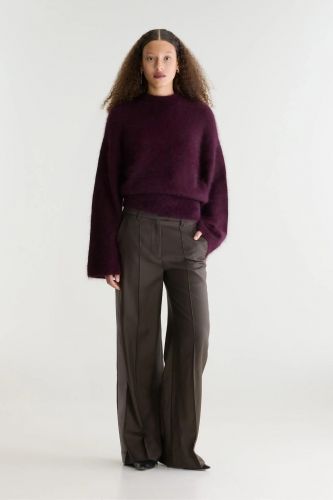 Pull en mohair prune BELLEROSE | Marine