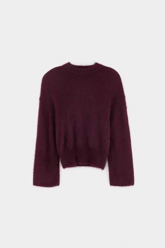 Pull en mohair prune BELLEROSE | Marine