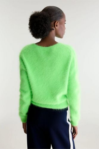 Pull en mohair vert fluo BELLEROSE | Marine