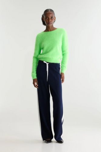 Pull en mohair vert fluo BELLEROSE | Marine