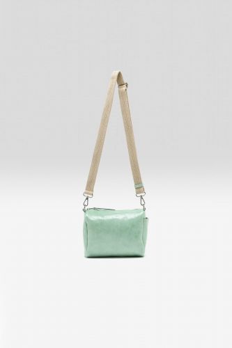 Sac bandouillère vernis vert BELLEROSE | Marine