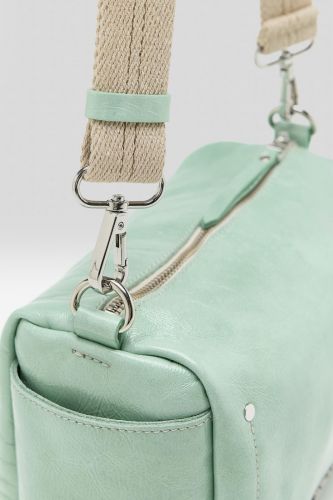 Sac bandouillère vernis vert BELLEROSE | Marine