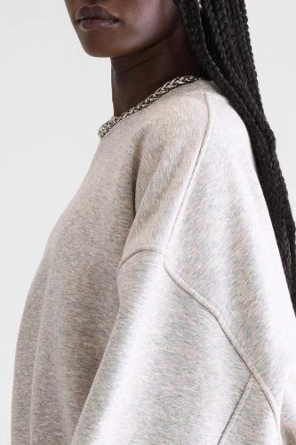 Sweat gris moucheté rose & jaune BELLEROSE | Marine