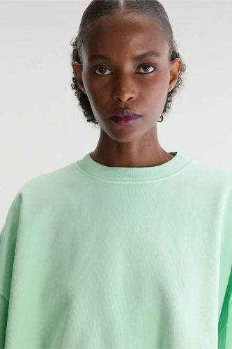 Sweat vert fluo coupe courte BELLEROSE | Marine