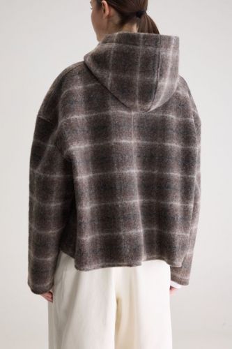 Veste sweat à carreaux BELLEROSE | MARINE Auvelais