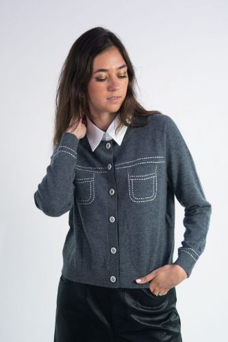 Berenice cardigan Gris