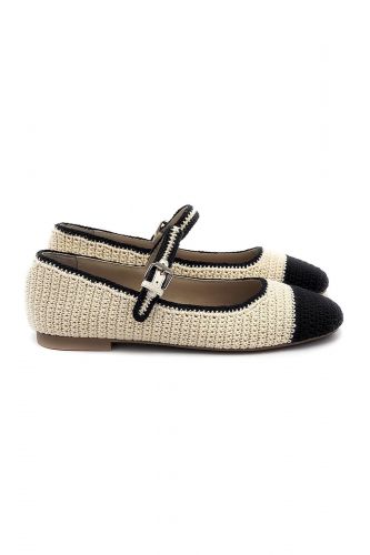 Bibilou Ballerines Noir/blanc