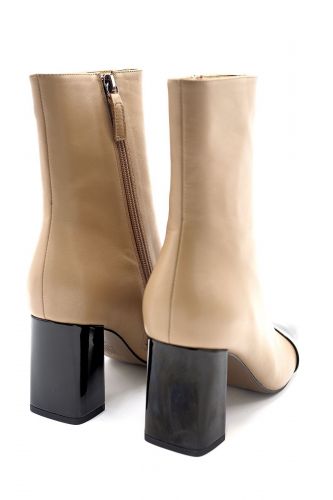 Bibilou boots Beige femmes (Bibi-Boots bout carré style 
