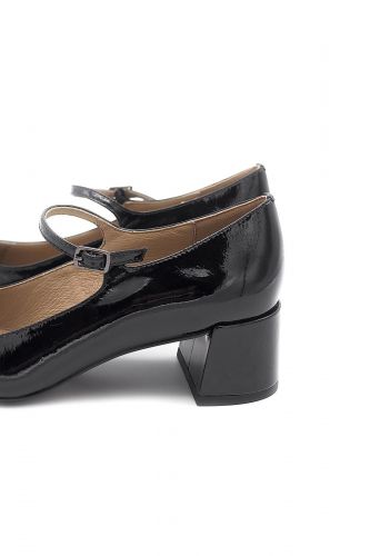 Bibilou escarpin Noir femmes (Bicolore bout vernis & bride - 536 noir bout écru) - Marine | Much more than shoes