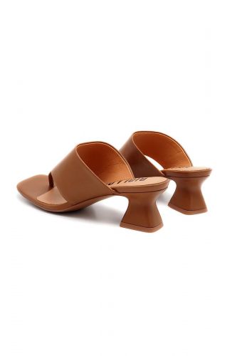 Bibilou mule Naturel femmes (Mule passe-orteil ½ talon - 522 mule cuero) - Marine | Much more than shoes