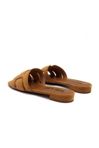 Mules camel BIBILOU | Marine