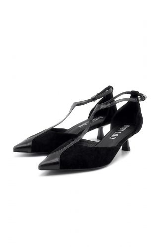Escarpins kitten heel noir BIBILOU | Marine
