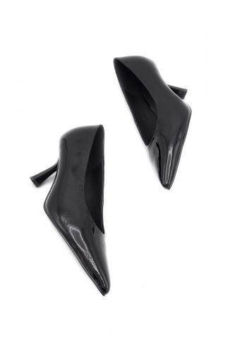 Escarpins vernis noir BIBILOU | Marine