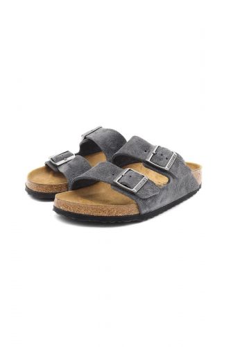 Mules 2 boucles gris charbon BIRKENSTOCK | Marine