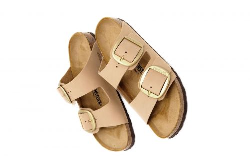 Mule à deux boucles beige BIRKENSTOCK | Marine