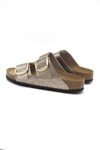 Mule en cuir irisé bronze BIRKENSTOCK | Marine