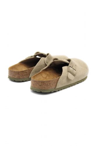 Birkenstock sabot Kaki unisex (sabot faded kaki délavé - BOSTON sabot kaki) - Marine | Much more than shoes