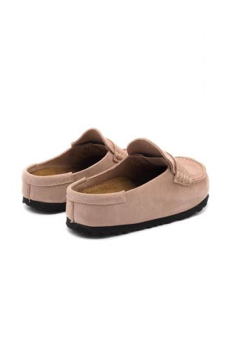 Birkenstock mule Rose femmes (sabot forme mocassin - NAPLES rose) - Marine | Much more than shoes