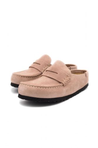 Birkenstock mule Rose femmes (sabot forme mocassin - NAPLES rose) - Marine | Much more than shoes