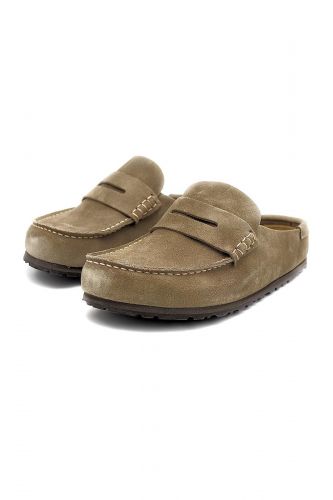 Sabot en nubuk taupe BIRKENSTOCK | Marine