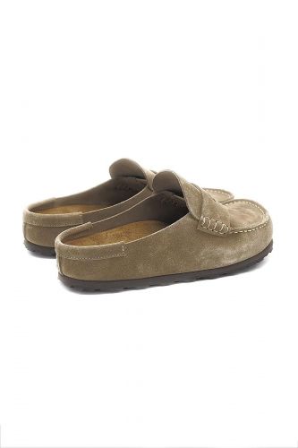 Sabot en nubuk taupe BIRKENSTOCK | Marine