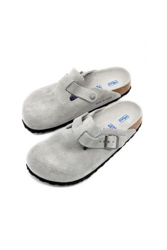 Birkenstock sabot Vert femmes (sabot sauge vert bleuté - BOSTON sabot sauge) - Marine | Much more than shoes