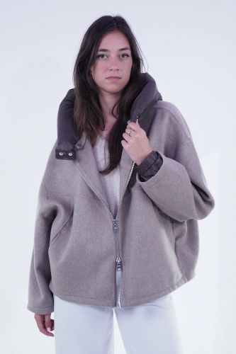 Blonde n°8 manteau Taupe