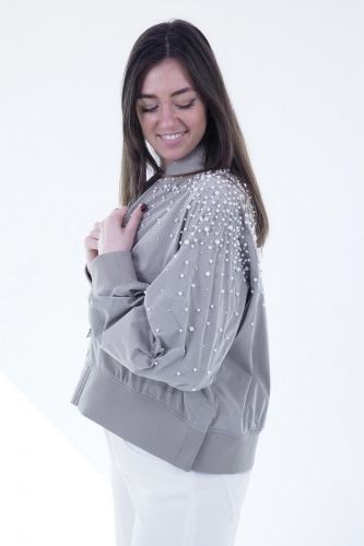 Bomber gris BLONDE N°8 | Marine