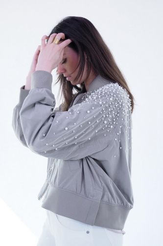Bomber gris BLONDE N°8 | Marine