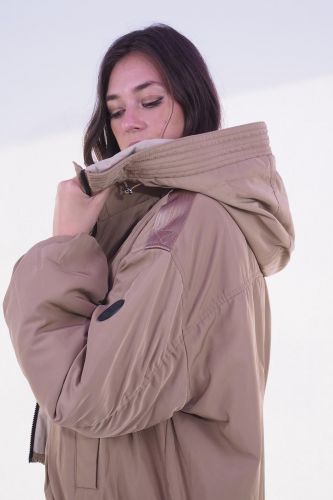 Bomber imperméable caramel BLONDE N°8 | Marine