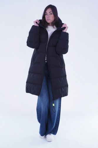 Doudoune 3/4 noir matte BLONDE N°8 | Marine