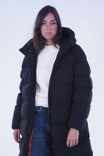 Doudoune 3/4 noir matte BLONDE N°8 | Marine