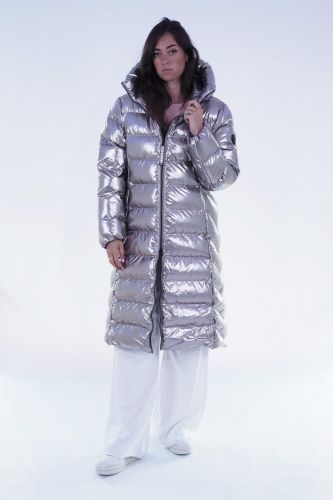 Doudoune longue métal BLONDE N°8 | Marine