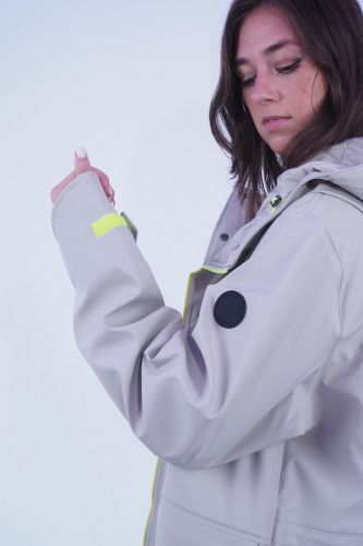 Manteau parka beige BLONDE N°8 | Marine