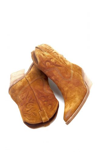 Bronx boots Naturel femmes (BX-Santiag - 34151 Tiag ½ cognac foncé TH) - Marine | Much more than shoes
